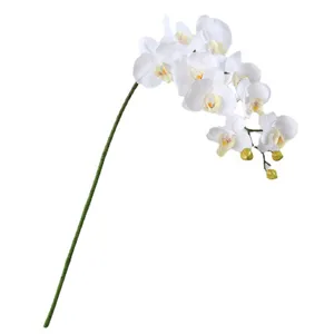 Orchidée phalaenopsis artificielle haut de gamme fausse fleur pour la déco de maison
