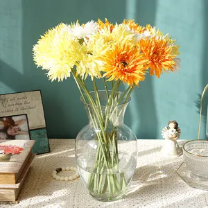 Bouquet di fiori artificiali di margherita gerbera per decorazione matrimonio e casa