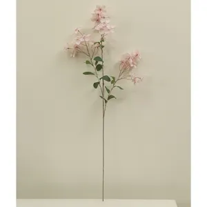 Künstlicher rosa Oncidium-Tanzende-Orchideen-Blumenzweig für Heimdekoration Hochzeitsfeier.
