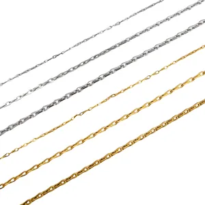 Cadena de acero inoxidable para joyeria mayorista DIY pulsera collar accesorios metal