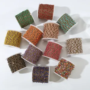 Roestvrijstalen emaille kralen ketting rollen kleurrijke DIY sieraden maken set levering