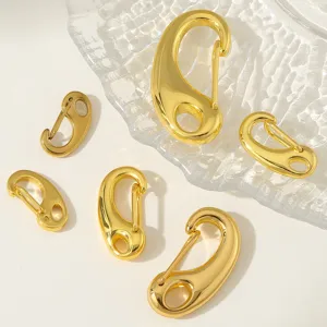 316L Stainless Steel Lobster Clasp High Polished Lobster Claw Clasps Gold Silver DIY Jewelry Finding Connector For Necklace Bracelet