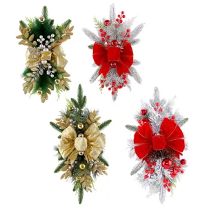 Ornamento sospeso a goccia di Natale decorazione per scale per le festività.