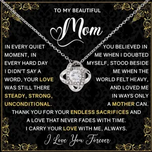 Fashion Copper Rhinestone Pendant Necklace Elegant Double Ring Interlocking Heart Clavicle Chain Jewelry For Women Mother's Day Gift