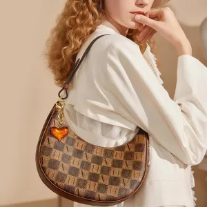 Llavero de corazón creativo elegante diseño de nicho accesorio colgante de bolso versátil