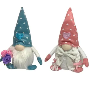 Set de peluches de gnomos suecos lindos, adorables muñecos sin rostro para decoración de mesa.