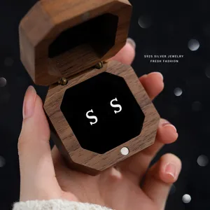 S925 sterling zilveren letter S oorknopjes minimalistische mode oorbeen sieraden hoofdfoto