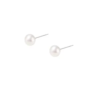 925 sterling zilver natuurlijke zoetwater parel oorknopjes minimalistische sieraden