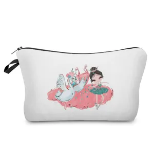 Bolso cosmetico bailarina niña estuche maquillaje cremallera neceser viaje detalle