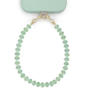 Natural Stone Beaded Phone Lanyard Charm Multicolor Crystal Beads Strap Gold Alloy Clasp Fashion Jewelry Women Gift