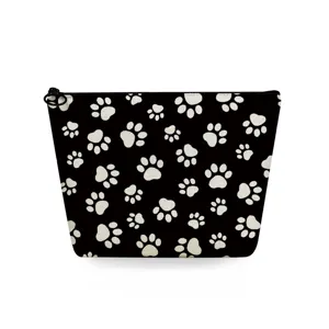 Simpatico Gatto Stampa Borsa Cosmetica Portatile Viaggio Beauty Case Impermeabile Poliestere Organizzatore Trucco Custodia Per Donna