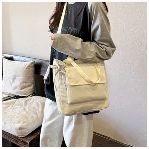 Fashion corduroy tote bag large capacity casual commuter handbag for women autumn style