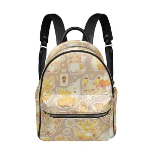Süßer Cartoon-Rucksack lässige Schultasche mit großem Fassungsvermögen für Alltag.