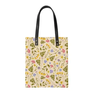 Sac cabas femme en PU sac a main de shopping imprime floral decontracte sac epaule