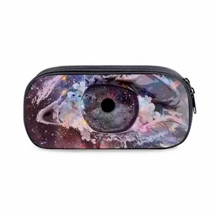 Kosmische Augen Druck Federtasche grosse Kapazitaet Schreibwaren Etui Buero Organizer