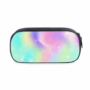 Pastell Galaxie Federmäppchen mit großer Kapazität, süße sternenklare Stiftetragetasche.