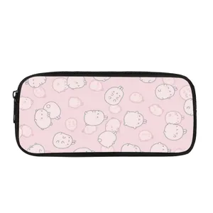 Süßes Cartoon Kaninchen Federmäppchen große Kapazität rosa Federtasche für Schule.