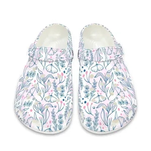 Botanischer Druck Garten Clogs Sommer Strand Sandalen leicht Unisex bequeme Schuhe