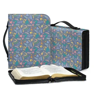 Blumen Bibel Hülle Tasche mit Griff große Kapazität multifunktionaler Buch Organizer Halter