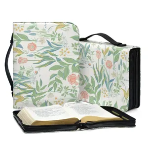Blumen Bibel-Abdeckung Hülle mit Griff, große Kapazität multifunktionale Tasche.