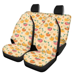 Universal Autositzbezüge Schützendes Fruchtmuster Bedruckt Polyester Vorne Hinten Kissen Für SUV Innenraum Zubehör