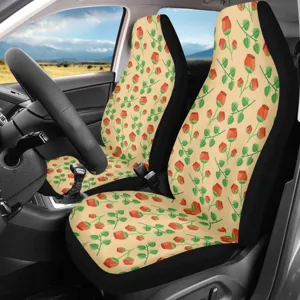 Universal Bedruckte Autositzbezüge Vorne Polyester Langlebig Autoinnenraum Zubehör Kissen