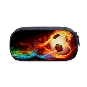 Παιδική Κασετίνα Μεγάλης Χωρητικότητας Διπλό Φερμουάρ Τσάντα Γραφικής Ύλης Δημιουργική 3D Εκτυπωμένη Κουτί Μολυβιών Για Σχολείο