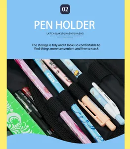 Estuche para lápices duradero con múltiples compartimentos para material escolar y oficina.