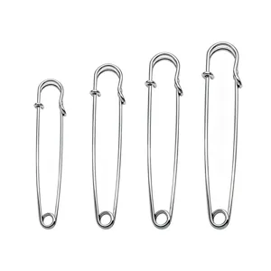Épingles de Sûreté en Acier Inoxydable Épaissi Accessoires de Broche Résistants Pour Vêtements Sacs Accessoires d'Artisanat DIY