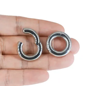 Anelli per piercing in lega di titanio F136 grande misura anello da naso gioielli per corpo
