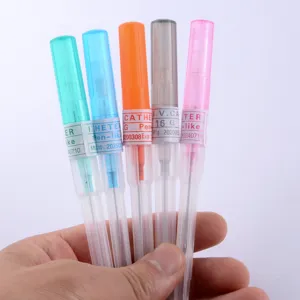 Disposable piercing needles sterile stainless steel catheter body art piercing tools 5pcs