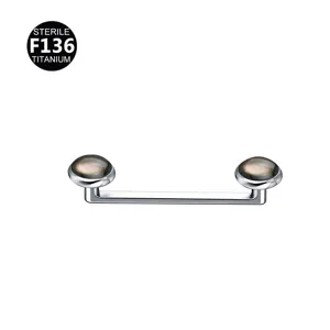 F136 Titanium Dermal Anchor Piercing Dual Head 4mm Natural Stone Body Jewelry Part