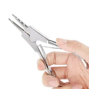 Outil de piercing corporel en acier inoxydable pince multifonctionnelle pour bijoux.
