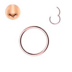 316L stainless steel rose gold septum ring clicker nose hoop body piercing jewelry