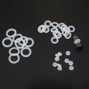 Transparent Silicone Earring Back Only Anti Friction Rubber O-Ring For Ear Stud Nose Stud Fixing Piercing Jewelry Accessories