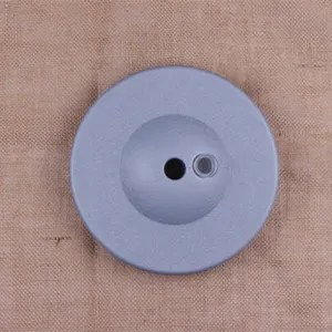 Accessorio base riempibile in plastica grigia per colonne arco di palloncini vista dettaglio