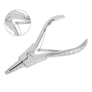 Outil de piercing corporel en acier inoxydable pince pour anneau de bijoux pro tool