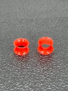 Soft silicone double flare ear tunnels plugs body piercing stretching jewelry 3-25mm size.
