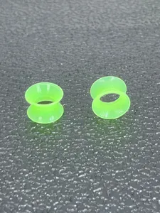 Soft silicone double flared ear tunnel plugs 3-25mm body piercing body jewelry item