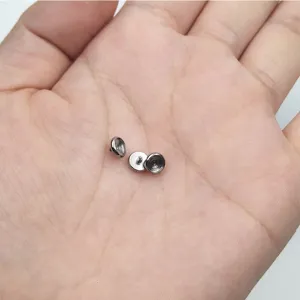 G23 titanium dermal anchor piercing top accessories, steel color body jewelry detail.