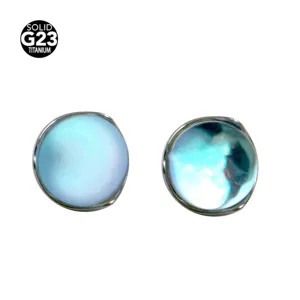 G23 Titan Opal Piercing Aufsatz Dermal Anchor Lippenstift Piercing Schmuck Zubehör.
