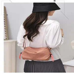 Womens nylon crossbody bag casual lightweight shoulder bag stylish daily purse for spring.