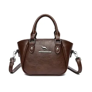 Élégant sac à main bandoulière en cuir PU pour femme, sac fourre-tout tendance et quotidien.