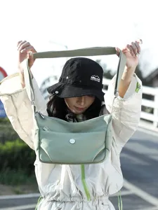 Borsa a tracolla casual da donna in nylon alla moda, grande capacità borsa da lavoro.