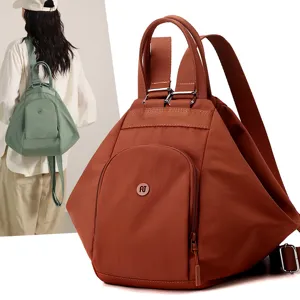 Large Capacity Nylon Women Backpack Casual Commuter Dumpling Bag Multifunctional Sports Fitness Travel Shoulder Bag