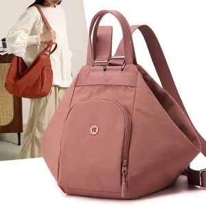 Women multi-functional backpack large capacity casual shoulder bag commuter convertible daypack