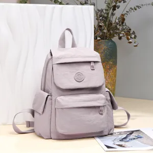 Lightweight fashion women large capacity backpack casual simple student travel school bag