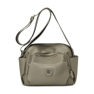 Casual women crossbody shoulder bag large capacity daily commuter handbag with multi pockets