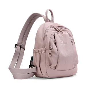 Piccolo zaino rosa casual da donna viaggio leggero moda zainetto scuola elegante chic