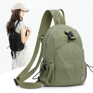Casual oxford cloth backpack for women, lightweight travel daypack with large capacity for daily use
